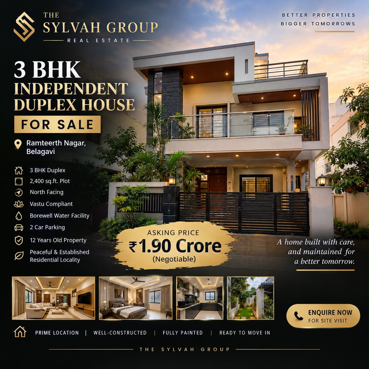 INDEPENDENT 3BHK DUPLEX HOUSE FOR SALE IN RAMTEERTH NAGAR | BELAGAVI